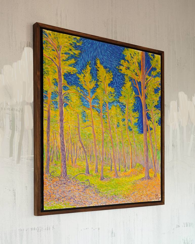 Original Impressionism Landscape Painting by Yusuf Epçin