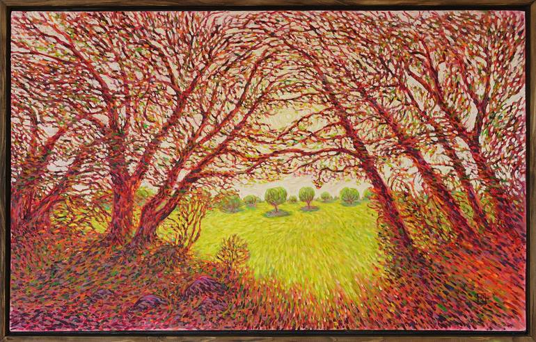 Original Abstract Expressionism Landscape Paintings by Yusuf EpçIn