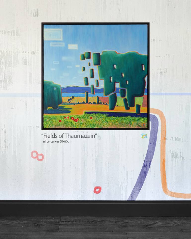 Original Contemporary Landscape Painting by Yusuf Epçin