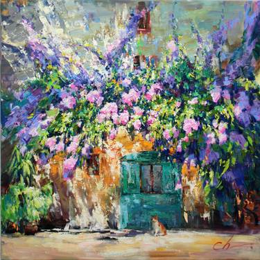 Original Impressionism Floral Paintings by Serhii Cherniakovskyi