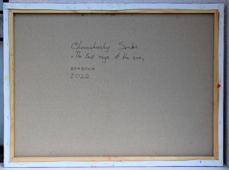 Original Expressionism Landscape Painting by Serhii Cherniakovskyi