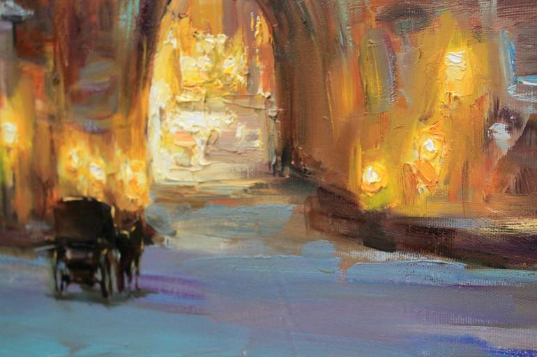 Original Contemporary Architecture Painting by Serhii Cherniakovskyi
