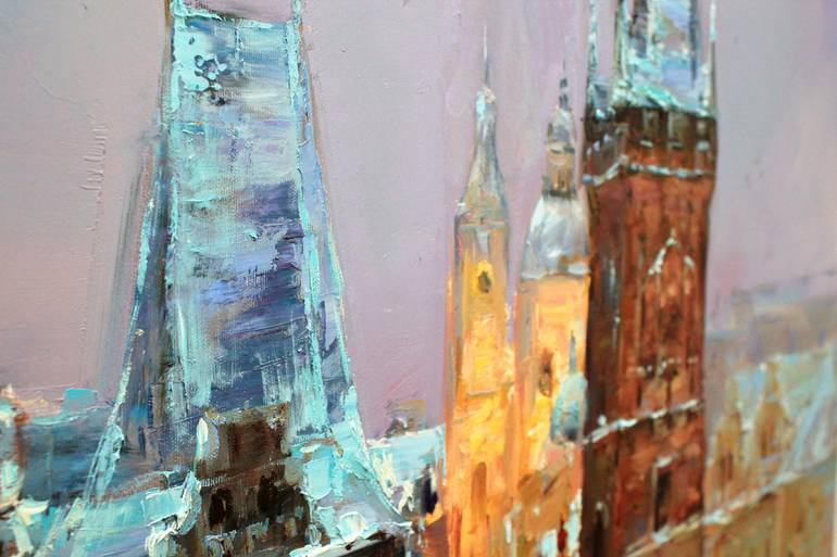 Original Contemporary Architecture Painting by Serhii Cherniakovskyi