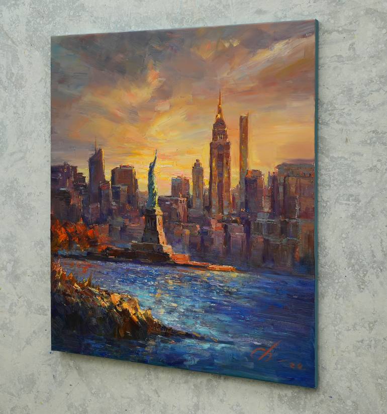 Original Contemporary Landscape Painting by Serhii Cherniakovskyi
