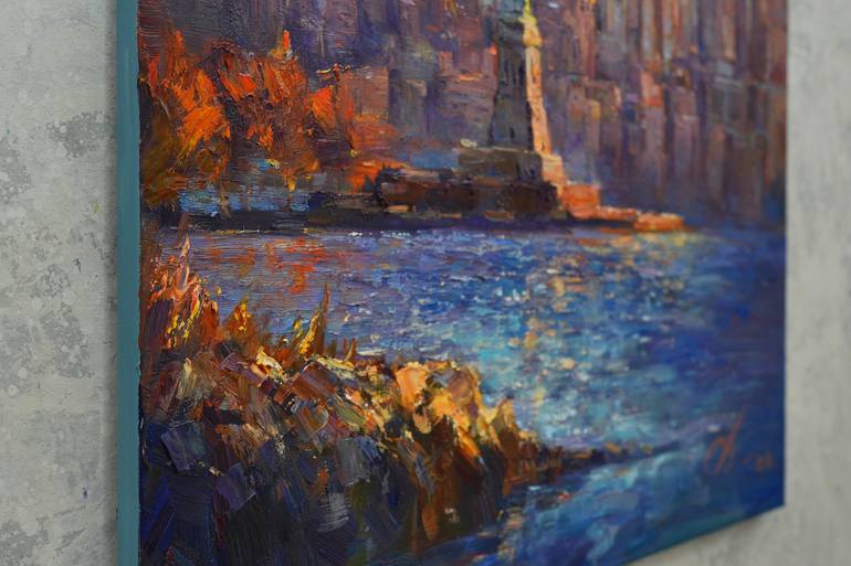 Original Contemporary Landscape Painting by Serhii Cherniakovskyi