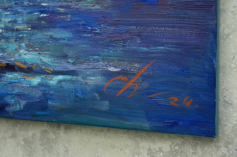 Original Contemporary Landscape Painting by Serhii Cherniakovskyi