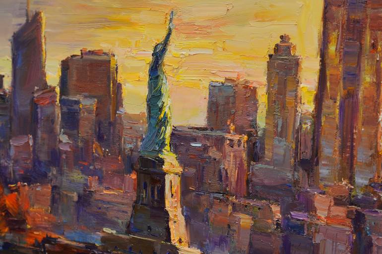 Original Contemporary Landscape Painting by Serhii Cherniakovskyi