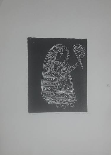 Print of Abstract Fashion Printmaking by Sushma Meghwal