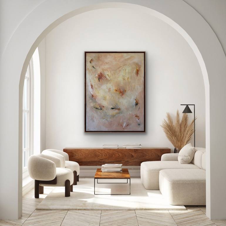 Original Fine Art Abstract Painting by Mariana Ablum