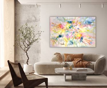 Original Abstract Expressionism Abstract Paintings by Mariana Ablum