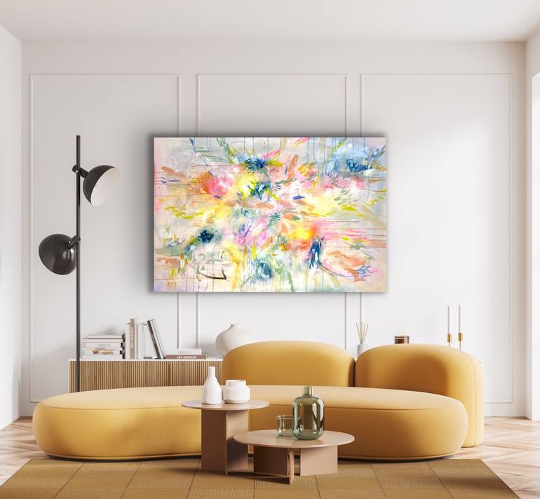 Original Abstract Expressionism Abstract Painting by Mariana Ablum
