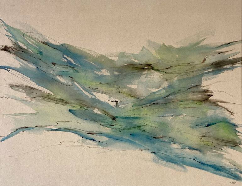 Print of Abstract Expressionism Abstract Paintings by Mariana Ablum