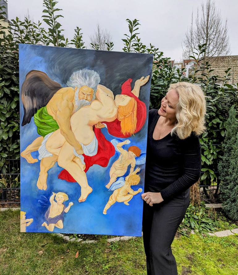 Original Figurative Other Painting by Ksenia Hajdari