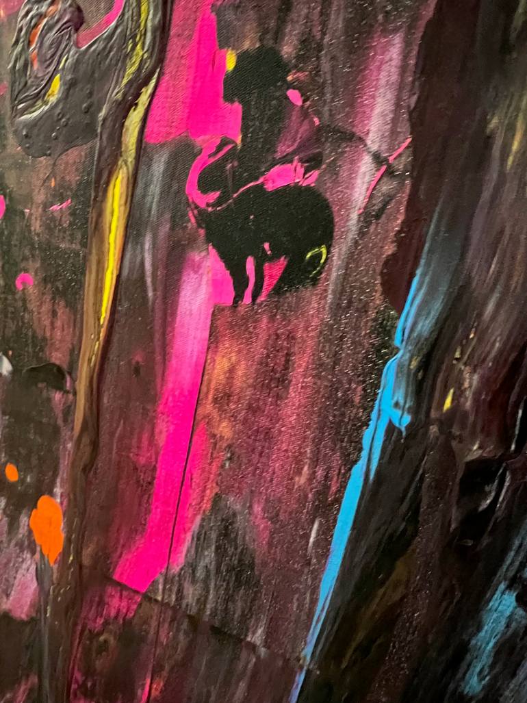 Original Abstract Painting by Inson Wood