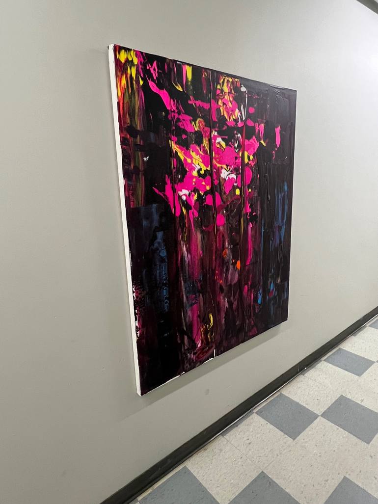 Original Abstract Painting by Inson Wood