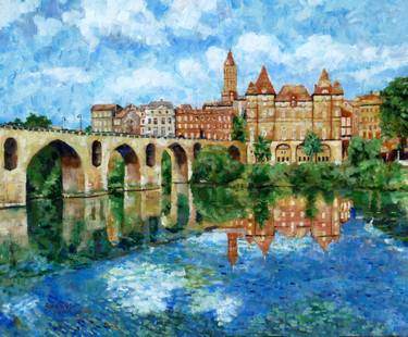 Original Impressionism Architecture Paintings by Russell Johnson