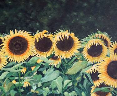 Original Impressionism Floral Paintings by Russell Johnson