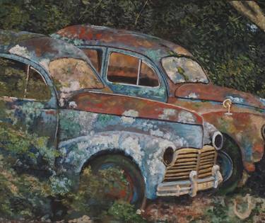 Original Transportation Paintings by Russell Johnson