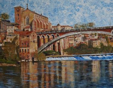 Original Architecture Paintings by Russell Johnson