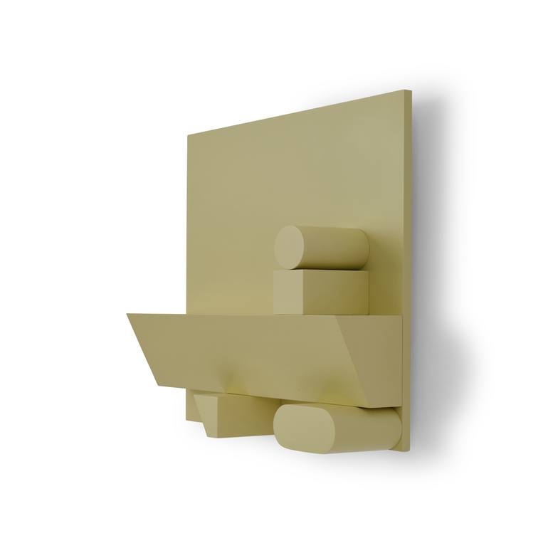 Original Abstract Architecture Mixed Media by Juliano Cordano