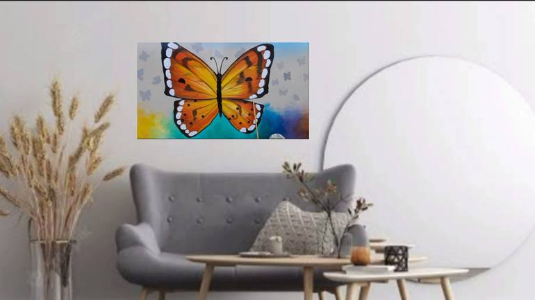 Original Abstract Painting by Faheem Nadeem Art