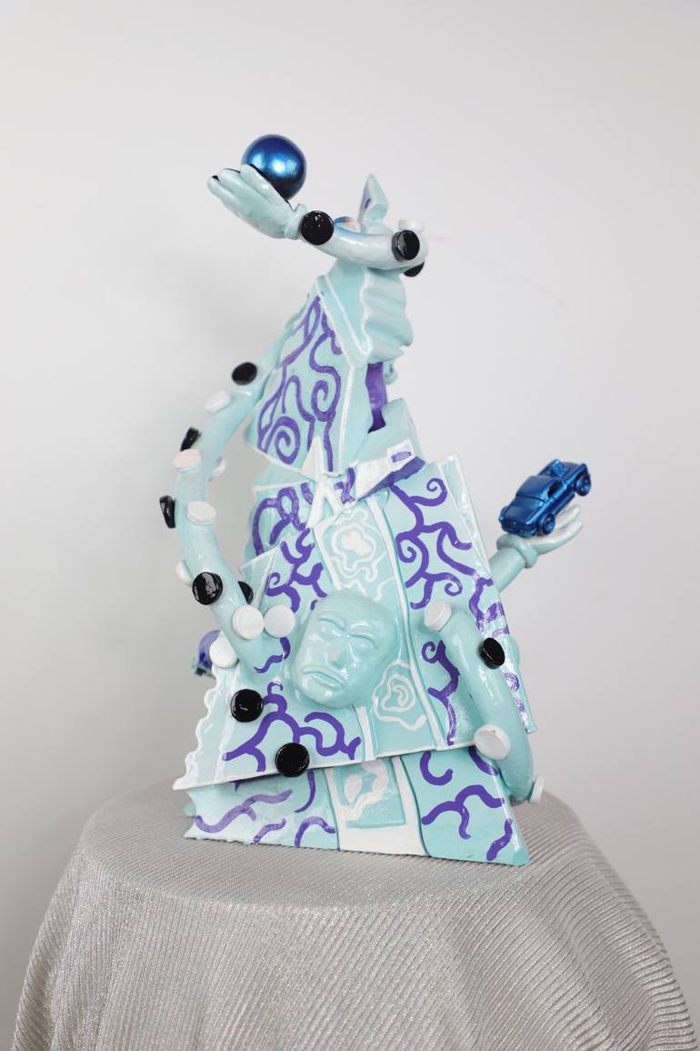 Original Conceptual Abstract Sculpture by Augustin Philemon