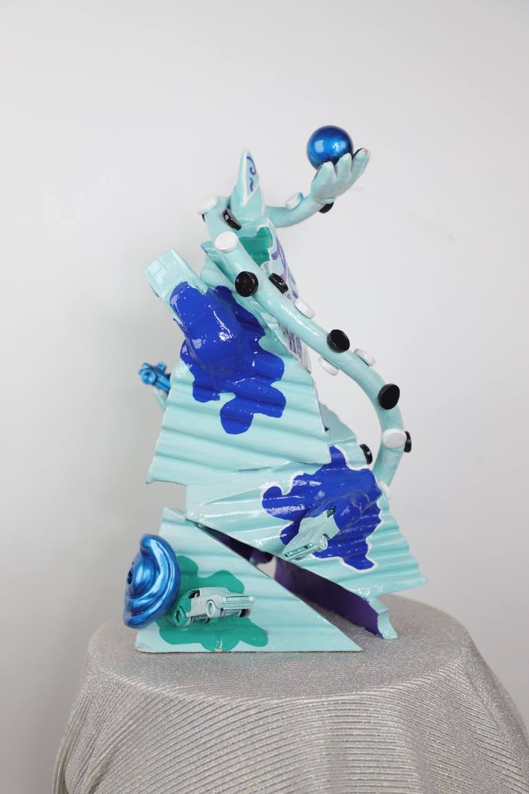 Original Conceptual Abstract Sculpture by Augustin Philemon