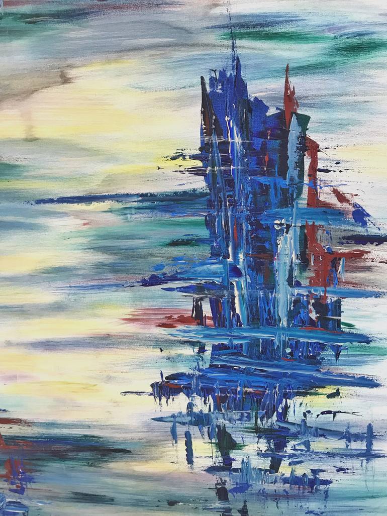 Original Abstract Expressionism Abstract Painting by Jim Elias