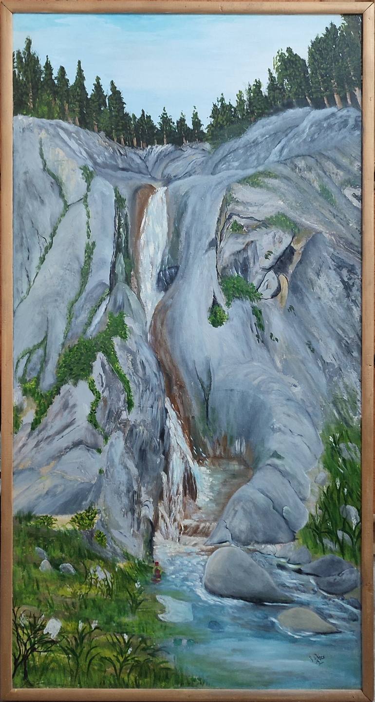 Print of Color Field Painting Landscape Paintings by Sidrah Iqbal