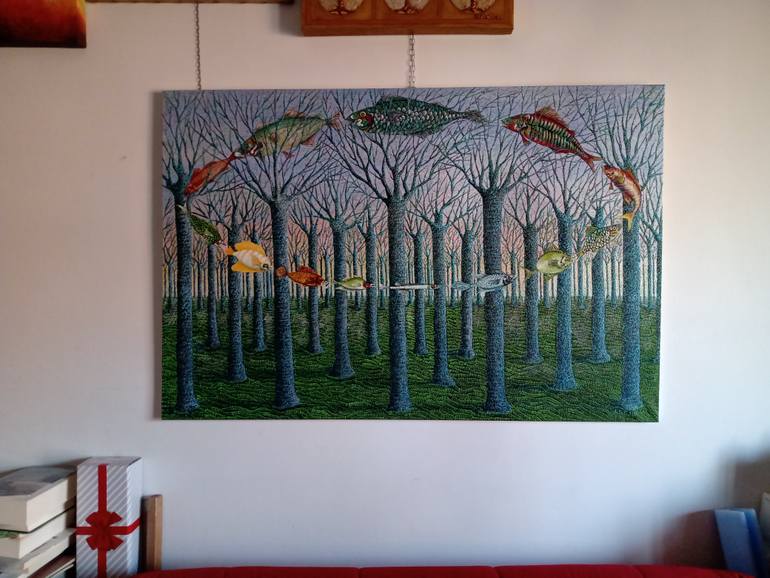 Original Conceptual Fantasy Painting by Antonio Presti