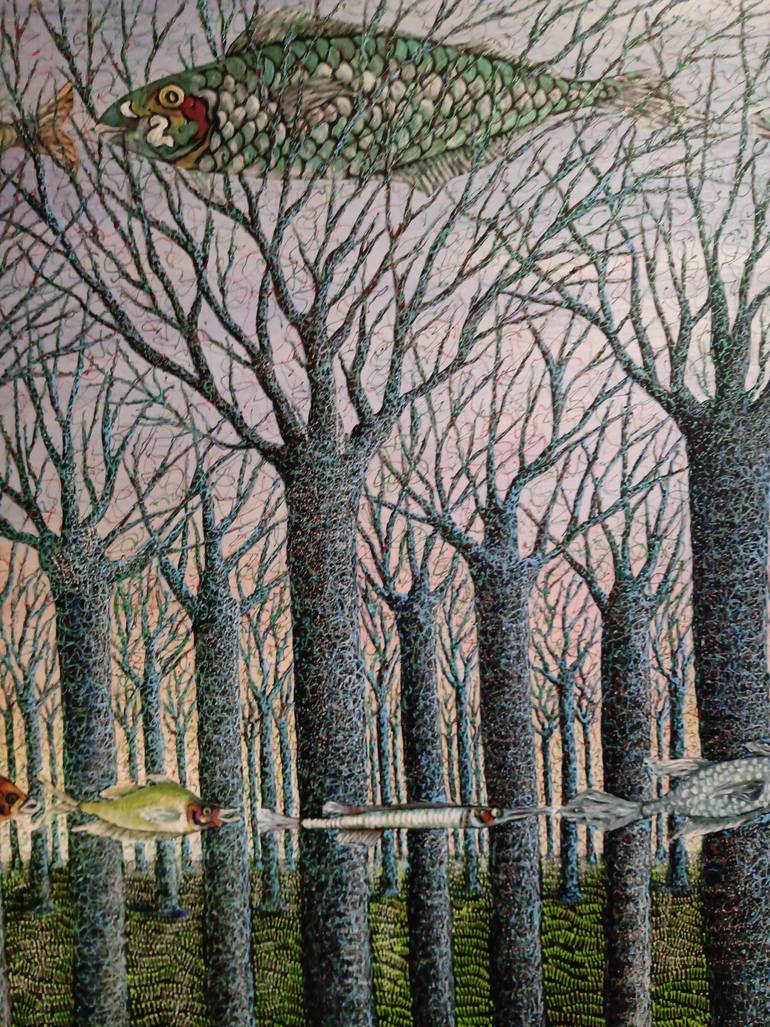 Original Conceptual Fantasy Painting by Antonio Presti