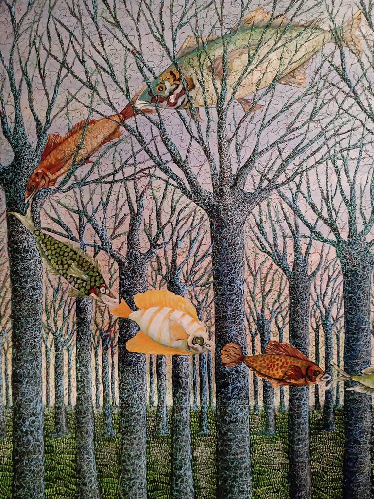 Original Conceptual Fantasy Painting by Antonio Presti