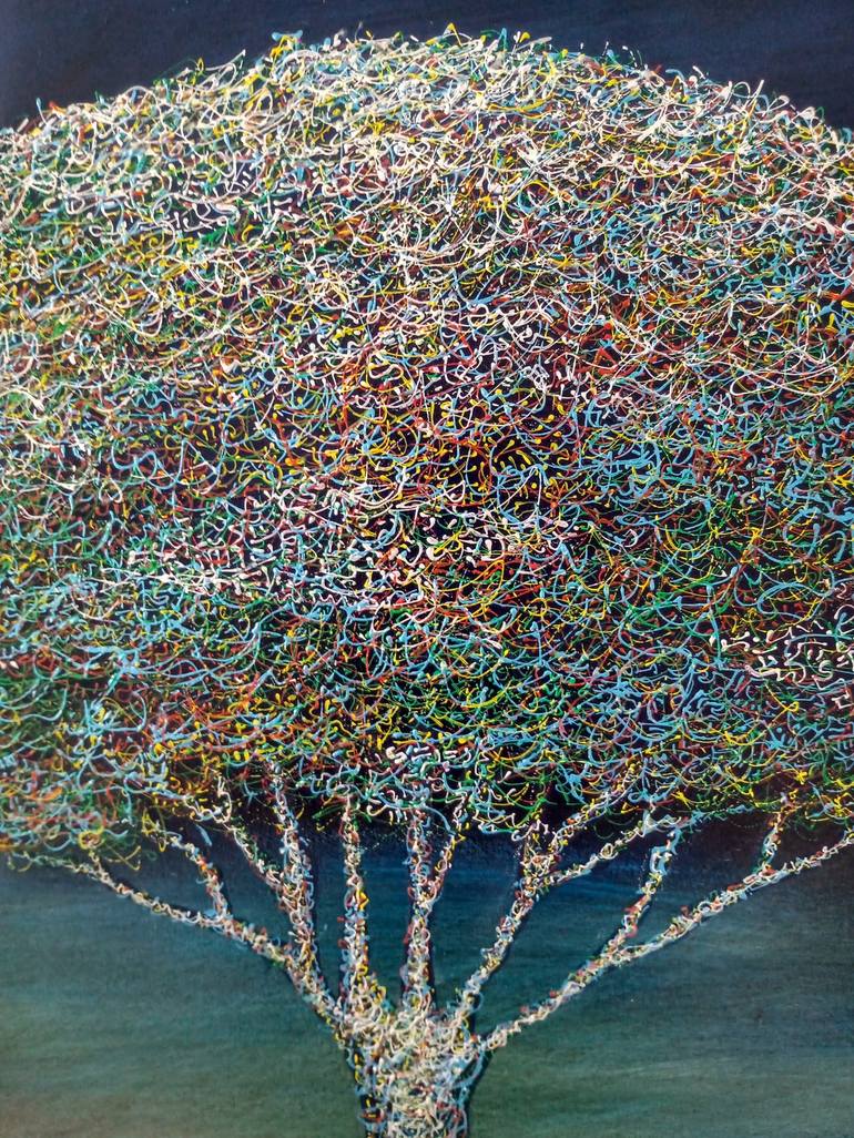 Original Tree Painting by Antonio PRESTI