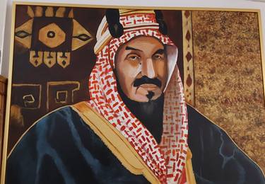King Abdul aziz portrait thumb