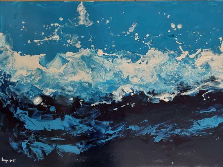 Print of Abstract Expressionism Abstract Paintings by Sartika Mohomad