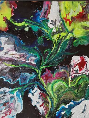 Print of Abstract Expressionism Abstract Paintings by sartika Mohomad