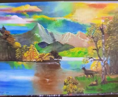 Print of Landscape Paintings by sartika Mohomad