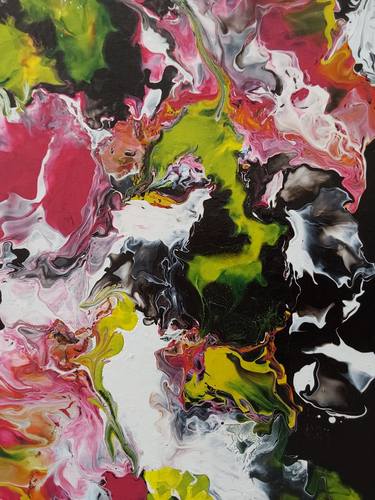 Original Abstract Expressionism Abstract Paintings by sartika Mohomad