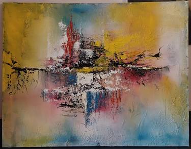 Original Abstract Expressionism Abstract Paintings by sartika Mohomad