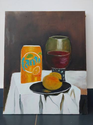 Original Abstract Expressionism Food & Drink Paintings by sartika Mohomad
