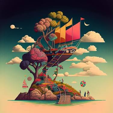 Print of Surrealism Landscape Digital by Christopher Jones