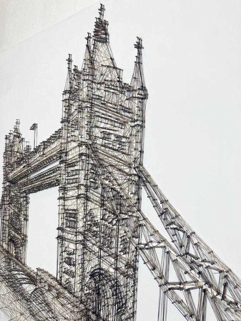 Original Black & White Architecture Mixed Media by Imogen Morris