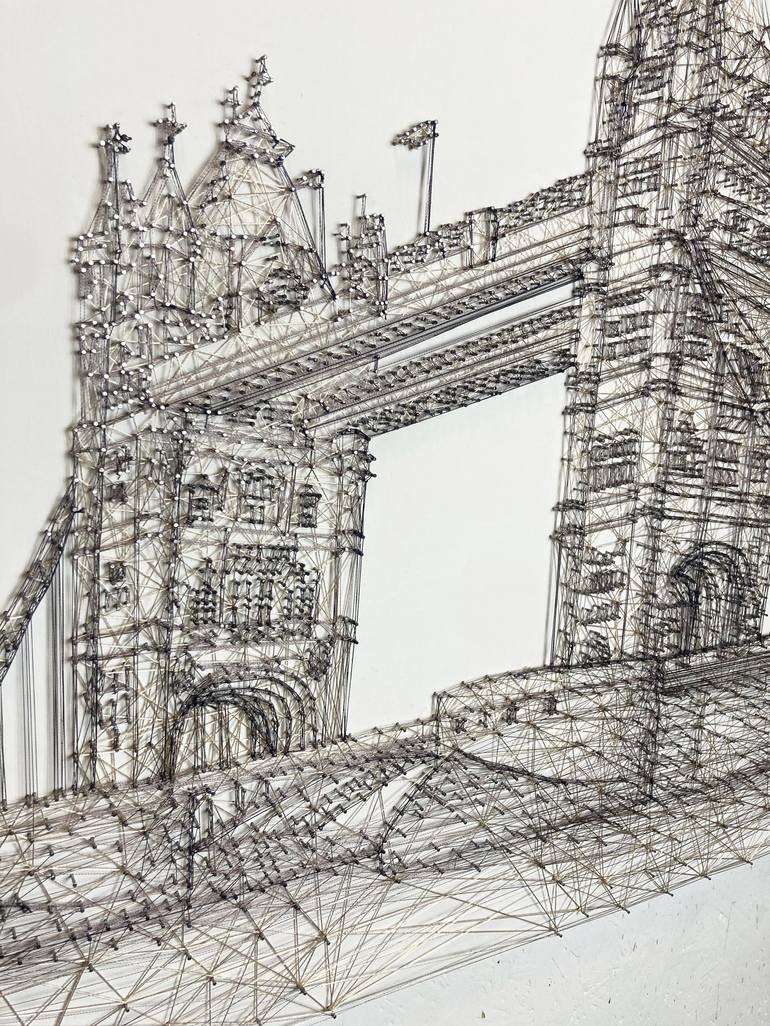 Original Black & White Architecture Mixed Media by Imogen Morris