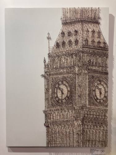 Original Geometric Architecture Mixed Media by Imogen Morris