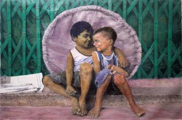 Original Realism Love Paintings by Arijit Shome