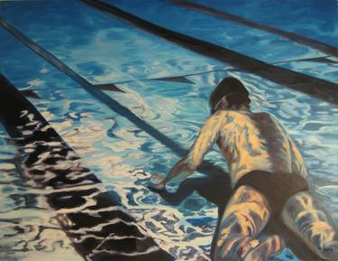 Original Expressionism Water Paintings by Josephine Coniglio