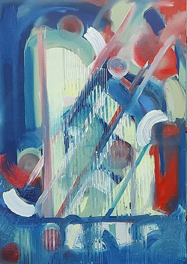Original Abstract Expressionism Abstract Paintings by Rosa Young