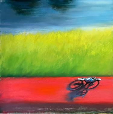 Print of Expressionism Bicycle Paintings by Julia Suptel