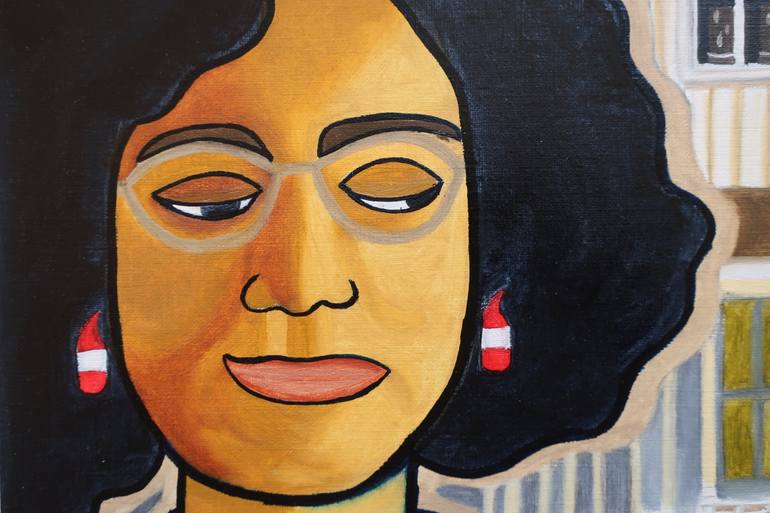 Original Modernism Humor Painting by Jovanitha Le Long