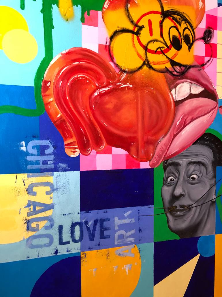 Original Pop Art Pop Culture/Celebrity Painting by Diana Ryzhkova